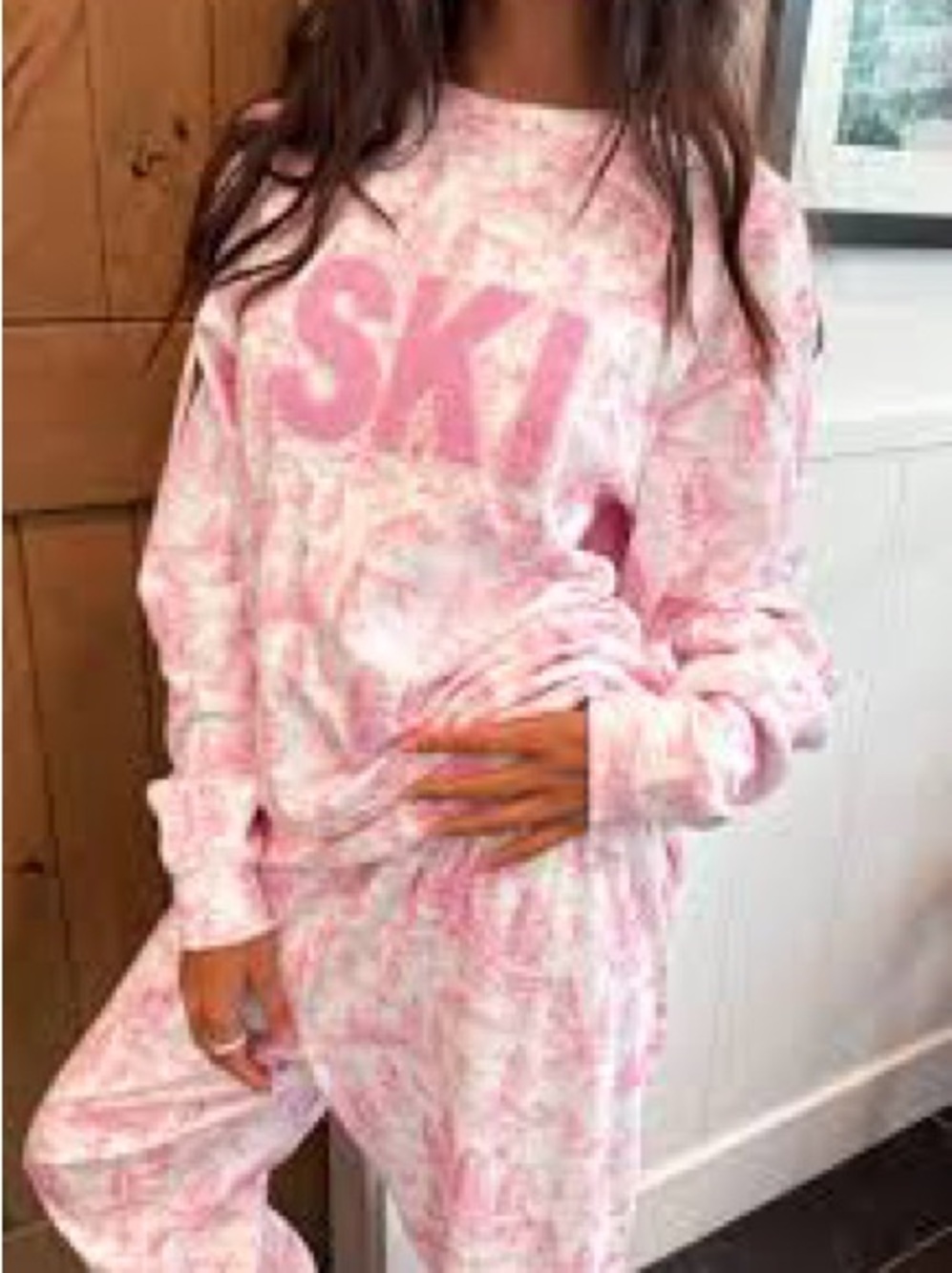 Women's Beach Riot Cassia Powder Pink Toile Set, Like New w/o tags, Size S